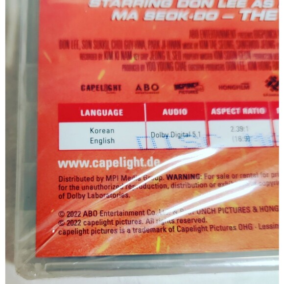 The Roundup With Sleeve ( DVD, 2022) Action, Korean/ English Sealed NEW - Picture 5 of 7